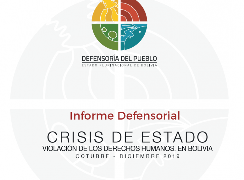 Informe Defensorial Crisis de Estado Bolivia