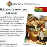 Felicidades Oruro en sus 241 años