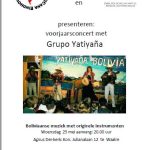 El grupo Yatiyaña Bolivia se presentará en Eindhoven