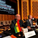 Bolivia destaca por su Apoyo al Estado de Palestina en la Conferencia “Llamamiento a la acción: Respuesta humanitaria urgente para Gaza" llevada a cabo en Amán, Jordania, el 11 de junio de 2024