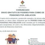 Envío gratuito de poderes para cobro de jubilación