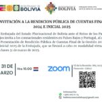 Invitación a la Rendición Pública de Cuentas 2024 -2025
